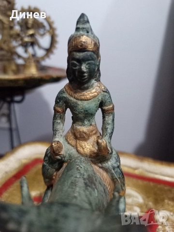 Бог Шива и свещеният бик Нанди, снимка 9 - Колекции - 51683915