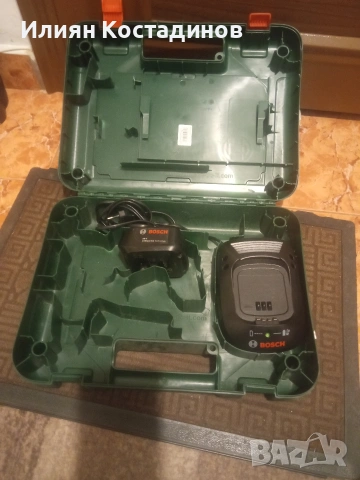 Bosch 18v li-on зарядно, батерия и куфар