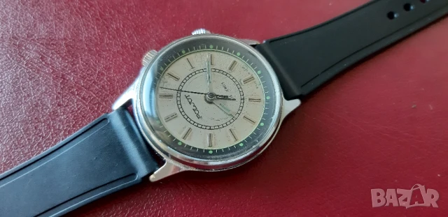 Руски механичен часовник Полет звънче , снимка 5 - Антикварни и старинни предмети - 50370053