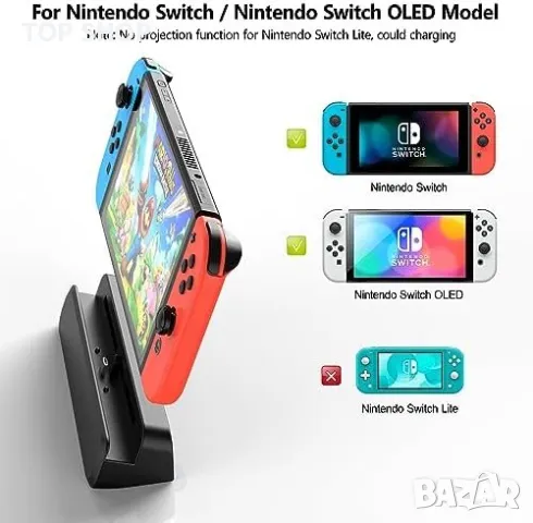 Нов 6 в 1 Докинг Станция за Nintendo Switch - HDMI, USB, снимка 7 - Nintendo конзоли - 49498067