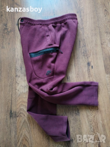nike tech fleece maroon 805218-681 - дебело мъжко долнище Л, снимка 3 - Спортни дрехи, екипи - 52067786