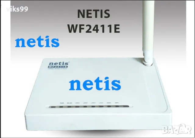 WiFi Рутер Netis WF2411E 150 Mbps, снимка 1 - Рутери - 48474875