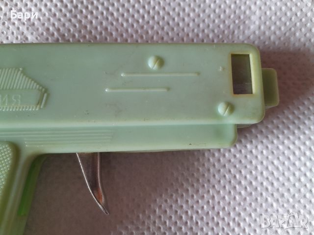Рядка стара пластмасова играчка пистолет-ХЕМУС, снимка 9 - Колекции - 45381085