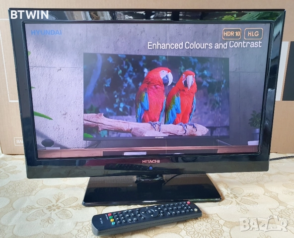 Телевизор - HITACHI 22 Inch - Full HD - LED - USB !, снимка 4 - Телевизори - 52302171