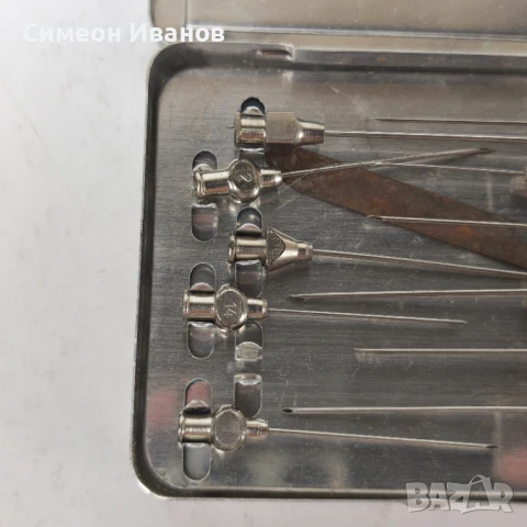 Стари игли за спринцовка Injekta Германия 12 броя #5961, снимка 4 - Други ценни предмети - 50473690