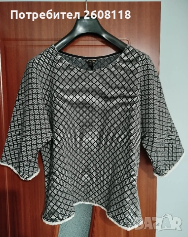 Massimo Dutti дамска блуза тип кимоно размер L , снимка 2 - Блузи с дълъг ръкав и пуловери - 53616030