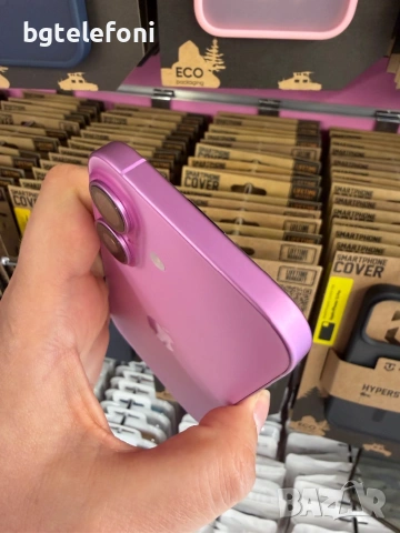 iPhone 16 128 pink , на няколко зареждания,неразличим от нов, 11 месеца гаранция,100% батерия, снимка 2 - Apple iPhone - 53856780