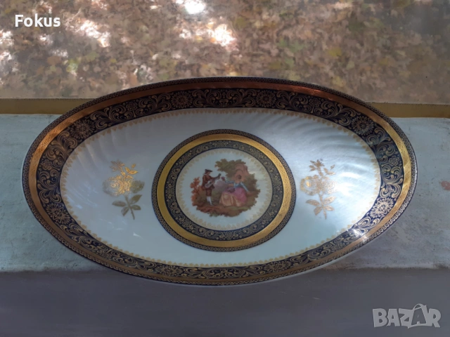 Стар порцелан колекционерска чиния LIMOGES FRANCE, снимка 3 - Антикварни и старинни предмети - 53408776