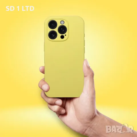 Силиконов гръб за iPhone 15 Pro Max кейс протектор за телефон, снимка 8 - Калъфи, кейсове - 50429369