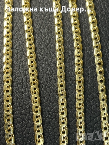 Златен Ланец кръст синджир krast ланче 14 к 585 gold zlato  lanec lance, снимка 9 - Колиета, медальони, синджири - 52159929