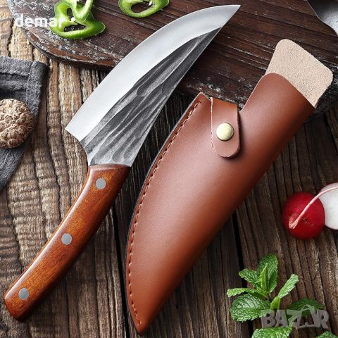 Fubinaty Chef's Knife 6-инчов кухненски нож Ръчно изработен кован нож за обезкостяване, снимка 7 - Други стоки за дома - 46010084