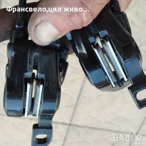 Чифт хидравлични  спирачки за велосипед колело Shimano bl m 615, снимка 2 - Части за велосипеди - 47240456