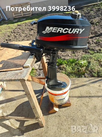 Mercury 4 hp 2 t, снимка 4 - Други машини и части - 53690251