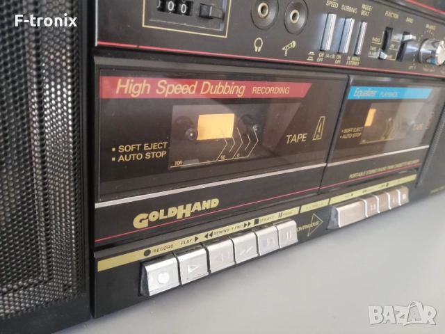 Радио касетофон GoldHand, снимка 4 - Радиокасетофони, транзистори - 52181737
