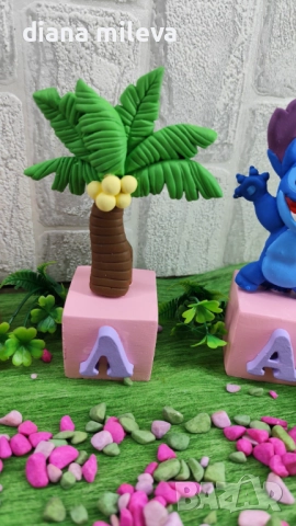 Кубчета с име с любимият Стич!!, снимка 2 - Декорация за дома - 52429019