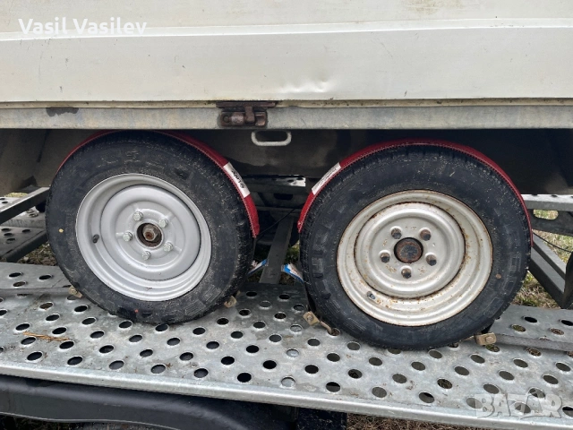 Рмарке Humbaur 3,50М на  1,82м товароносимост 1450кг. 1995г , снимка 4 - Ремаркета - 53474774