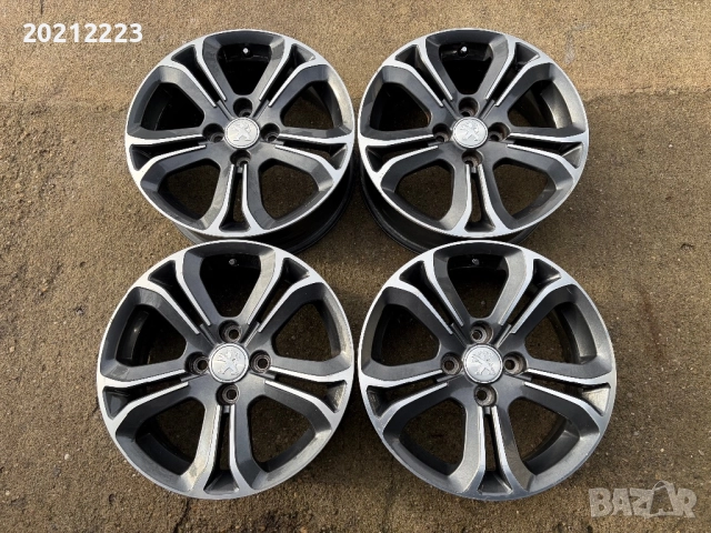 4 броя алуминиеви джанти за Peugeot 208,2008 16, снимка 3 - Гуми и джанти - 52720325