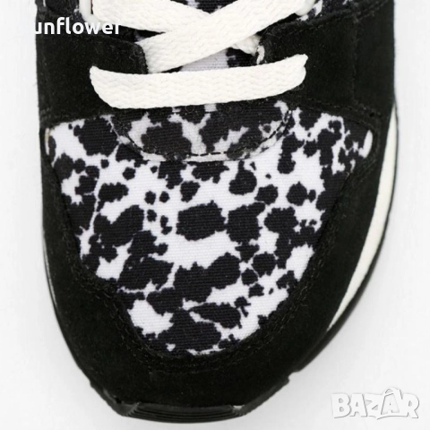 Дамски черно-бели маратонки Lacoste Live! с оригинален принт, размер 40 ЕU 40, UK7  Нови, снимка 5 - Маратонки - 51872384