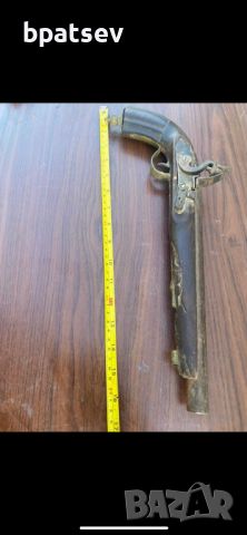 Стар кремъчен пистолет , снимка 9 - Антикварни и старинни предмети - 45718738