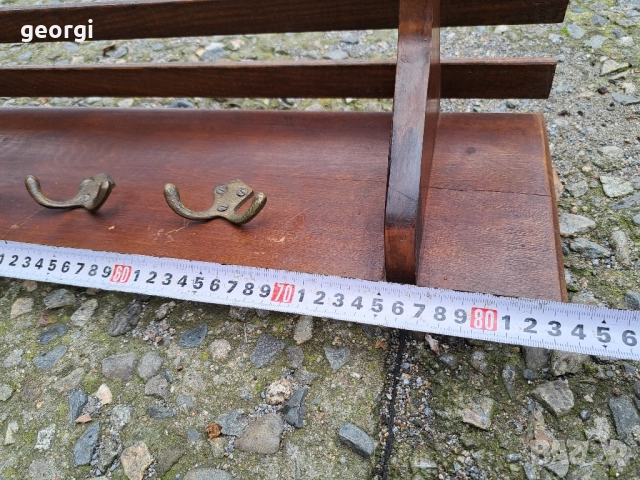 ретро дървена закачалка за стена , снимка 5 - Закачалки - 51987500