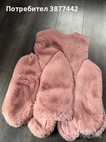 Дамски елек с естествен косъм хс-40 лв, снимка 3 - Якета - 52452997