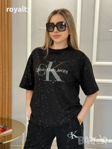 Calvin Klein Черен Нов Дамски Комплект , снимка 3 - Спортни екипи - 53296360