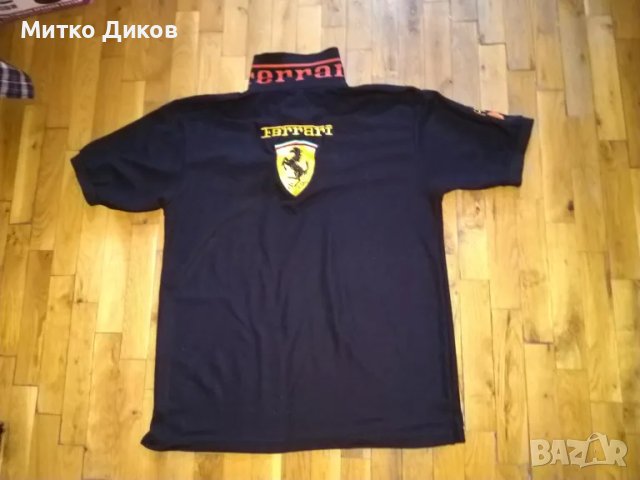 Ferrari Ферари тениска официален продукт винтидж 1996г.размер Л, снимка 11 - Спортна екипировка - 48757101