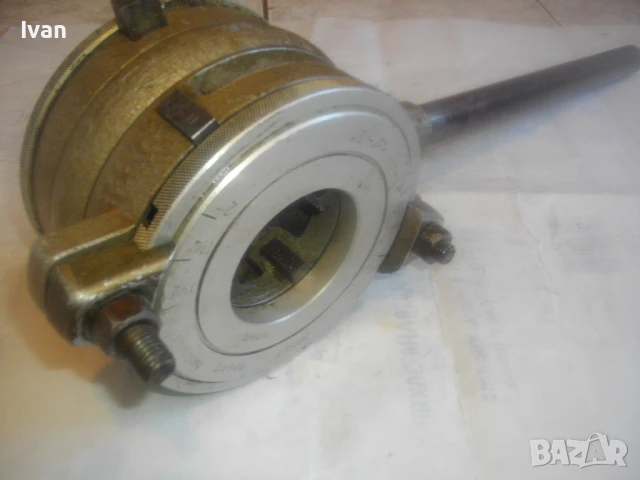 JOPAL 2 ЧЕХОСЛОВАШКА ВИНТОНАРЕЗКА С ПОСТАВЕНИ РЕЗБОНАРЕЗНИ НОЖОВЕ РАЗМЕР 1/2"-3/4" ЗА РЕЗБИ НА ТРЪБИ, снимка 3 - Други инструменти - 51108329