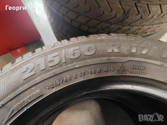 4бр.зимни гуми 215/60/17 Semperit, снимка 3 - Гуми и джанти - 54167968