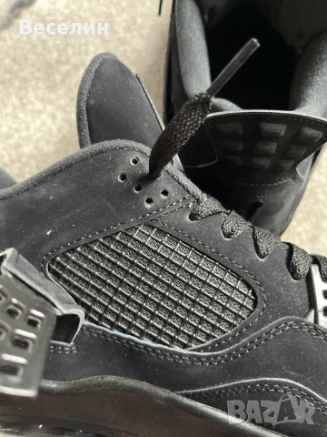 Обувки Jordan 4 Black cats , снимка 4 - Ежедневни обувки - 53609912