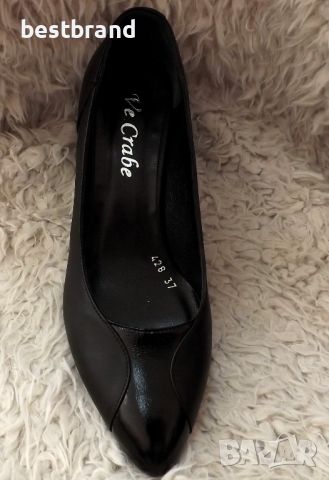 Дамски обувки от естествена кожа на ток , код 578/110, снимка 4 - Дамски елегантни обувки - 46407034