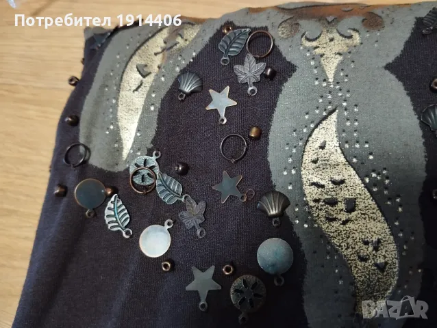 Елегантна бутикова  дамска блуза голям размер, снимка 18 - Тениски - 50044403