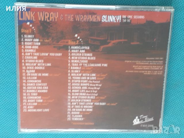 Link Wray & The Wraymen – 2002 - Slinky! The Epic Sessions '58-'61(2CD)(Rock & Roll,Rockabilly), снимка 2 - CD дискове - 45074164