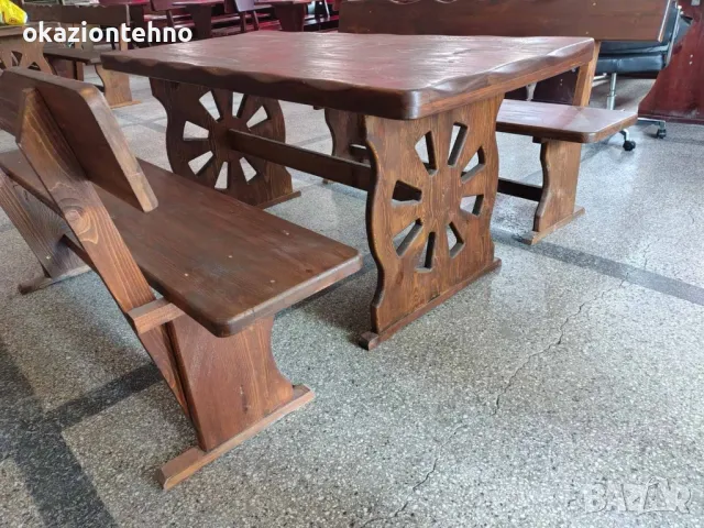 Нови Масивни Дървени Маси 160/80