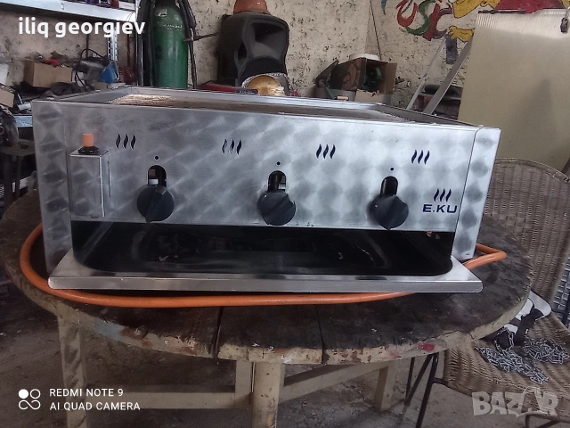 неръждаема скара на газ 