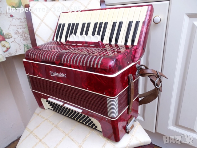 Акордеон Велтмайстер 80 баса, снимка 12 - Акордеони - 52802958