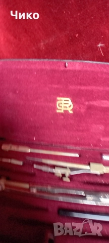 Стар комплект пергели, снимка 3 - Антикварни и старинни предмети - 52588092