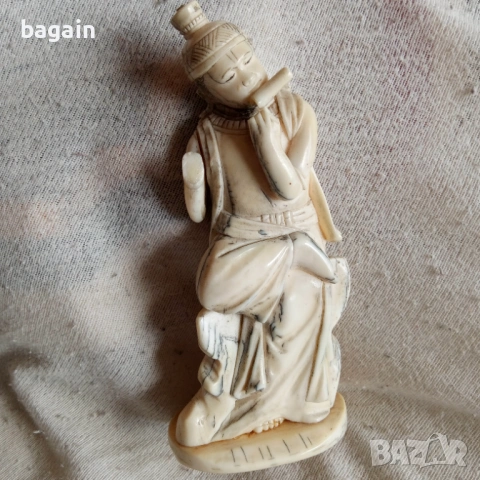 Статуетка от моржов зъб., снимка 4 - Статуетки - 53703644