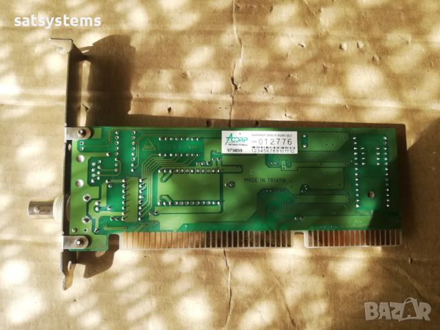 UMC UM9008F Acorp PE-908 Network Ethernet Controller Card 16-Bit ISA, снимка 9 - Мрежови адаптери - 45878535