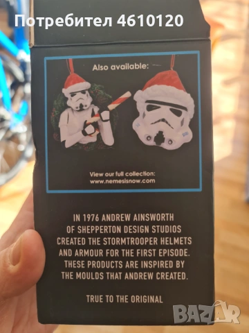 Колекционерска фигурка Star Wars, ръчно оцветена, снимка 4 - Колекции - 53666118