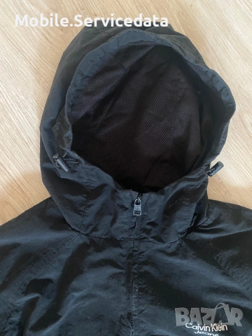 Мъжко Горнище Calvin Klein Jeans Stacked Logo Windbreaker, снимка 4 - Суичъри - 52794296