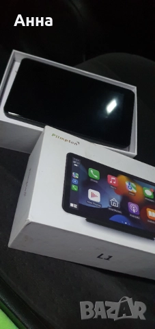 Apple Carplay и Android Auto, Bluetooth, FM трансмитер, Handsfree, AUX, черна