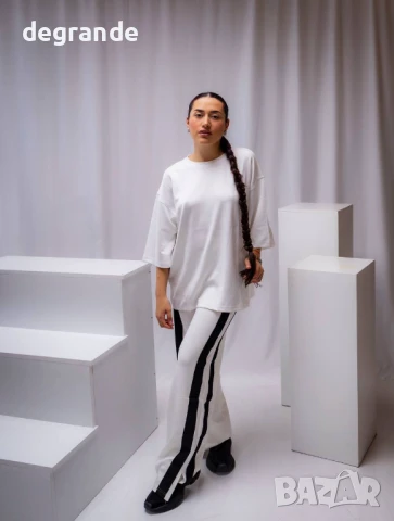 Бял дамски спортен комплект, снимка 7 - Спортни екипи - 50905510