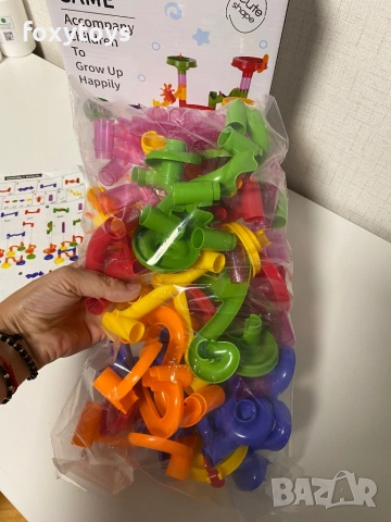 Конструктор - Път с топчета - 105 елемента, снимка 9 - Образователни игри - 51848862