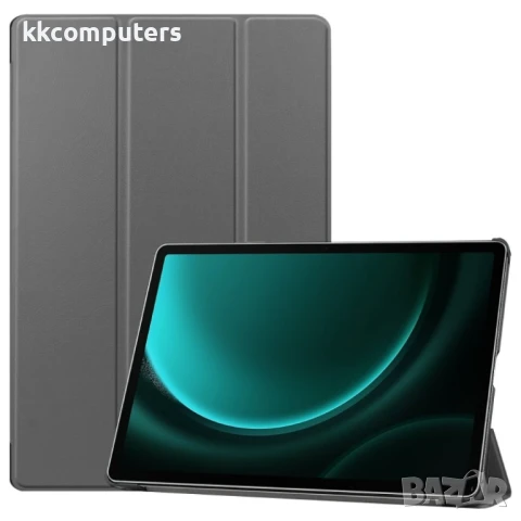 Samsung Galaxy Tab S9 FE+ Кожен Калъф и Протектор, снимка 4 - Калъфи, кейсове - 51166994