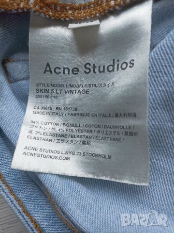 Дамски дънки Acne Studios, снимка 4 - Дънки - 46461490