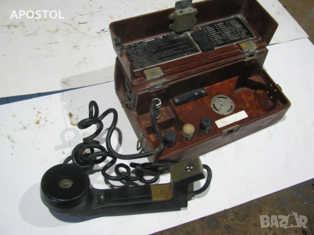 Военен съветски полеви телефонен апарат ТА-57 телефон ТАП 