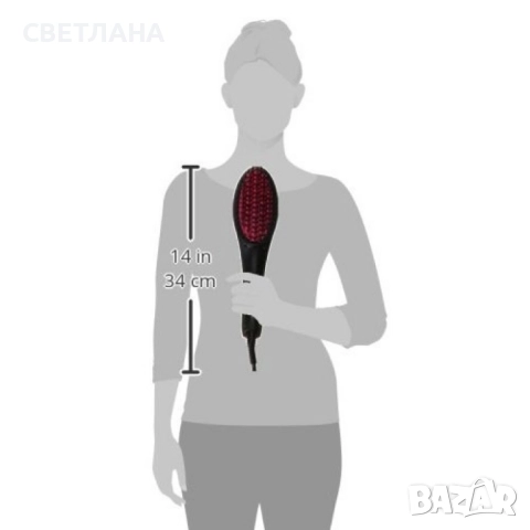 Четка за изправяне и изсушаване , снимка 6 - Преси за коса - 51453458