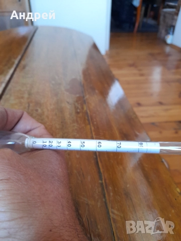 Стар спиртомер #12, снимка 7 - Други ценни предмети - 52065391