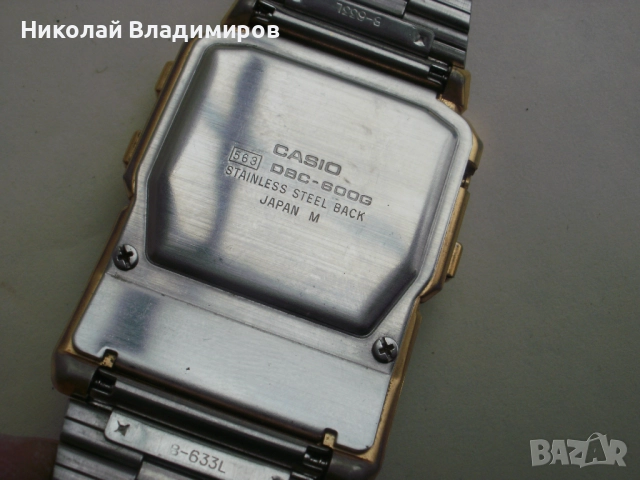 Cassio Telememo калкулатор елка мъжки стар оригинален часовник, снимка 5 - Антикварни и старинни предмети - 52005801